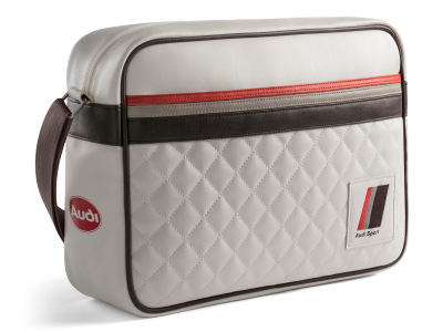 Наплечная сумка Audi Heritage Messenger Bag, Offwhite