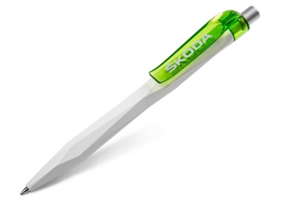 Шариковая ручка Skoda Ballpoint Pen, White/Green