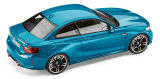 Масштабная модель автомобиля BMW M2, Long Beach Blue, 1:18 Scale, артикул 80432454833