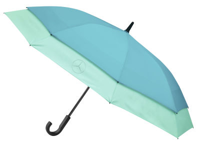 Зонт-трость Mercedes-Benz Conventional Umbrella, Stretch, petrol / mint