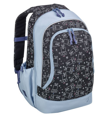 Большой детский рюкзак Mercedes Boys' Rucksack, Large, Black / Blue