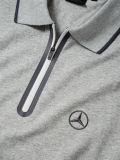 Мужская рубашка-поло Mercedes-Benz Men's Polo Shirt, grey, артикул B66958711