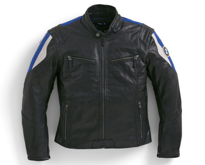 Мужская кожаная мотокуртка BMW Motorrad Leather Jacket, Club, Men, Black