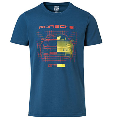 Футболка унисекс Porsche 928 Collector's T-Shirt, Unisex, Petrol blue