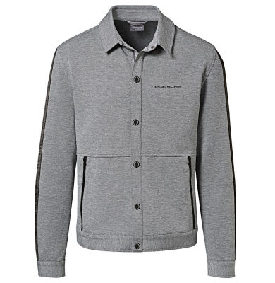 Легкая мужская куртка Porsche Men's Sweat Jacket, Grey Melange