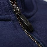 Мужская толстовка Jaguar Men's Heritage Full Zip Cotton Sweatshirt, Navy, артикул JFEM346NVB