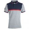 Мужская рубашка-поло Land Rover Men's Heritage Polo Shirt, Grey Marl / Navy