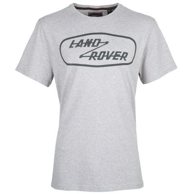 Мужская футболка Land Rover Men's Heritage Logo Graphic T-Shirt, Grey Marl