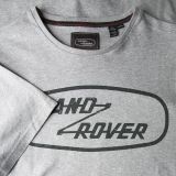 Мужская футболка Land Rover Men's Heritage Logo Graphic T-Shirt, Grey Marl, артикул LFTM946GMB