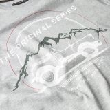 Мужская футболка Land Rover Men's Heritage Original Series Graphic T-Shirt, Grey Marl, артикул LFTM944GMB