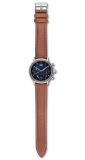 Мужские наручные часы хронограф Audi Chronograph Solar-powered, Mens, blue/brown, артикул 3101900100