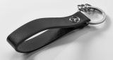 Кожаный брелок для ключей Mercedes-Benz Key Ring, Bilbao, black / silver-coloured, артикул B66953823