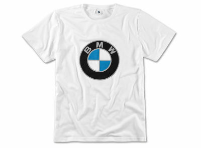 Футболка унисекс BMW T-shirt, Color Logo, Unisex, White