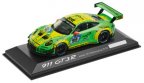 Модель автомобиля Porsche 911 GT3 R №912, Winner 24h Nurburgring, 1:43, green/yellow/black