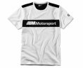 Мужская футболка BMW Motorsport T-Shirt, Colour Block Design, Men, White/Black