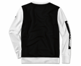 Мужской свитер BMW M Motorsport Sweater Blocking Design, Men, Black/White, артикул 80142461111
