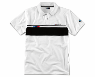 Мужская рубашка-поло BMW M Motorsport Polo-Shirt, Men, White