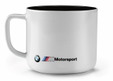Керамическая кружка BMW M Motorsport Mug, White/Black, артикул 80282461129