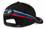 Бейсболка BMW Motorsport Collectors Cap, Unisex, White/Black, артикул 80162461127