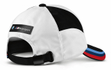 Бейсболка BMW Motorsport Fan Cap, Unisex, White/Black, артикул 80162461126