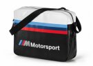 Городская сумка BMW M Motorsport Messenger Bag, Black/White