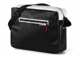 Городская сумка BMW M Motorsport Messenger Bag, Black/White, артикул 80222461144