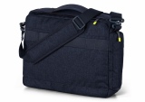 Наплечная сумка BMW Active Messenger Bag, Blue Nights / Wild Lime, артикул 80222461032