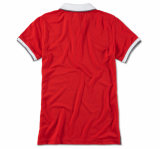 Женская рубашка-поло BMW Golfsport Polo Shirt, Ladies, Red/White, артикул 80142460923