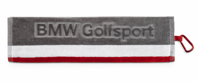 Полотенце для клюшек BMW Golfsport Towel, Grey/White/Red