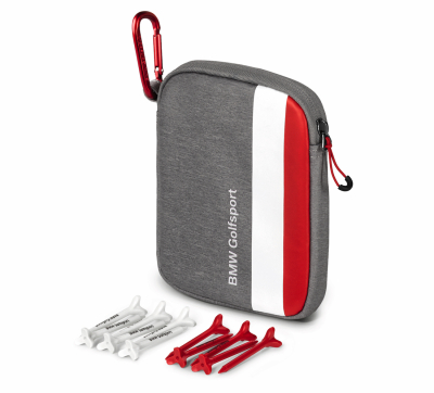 Сумочка для ти BMW Golfsport Tee Bag, Grey/White/Red