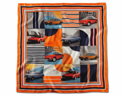 Шелковый платок BMW Classic Silk Scarf, Orange