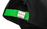 Бейсболка Skoda Motorsport Baseball Cap, R5, Green/Black, артикул 000084300AR