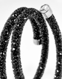 Женский браслет Mercedes Tokyo Bracelet, Swarovski, black / silver-coloured, артикул B66954718