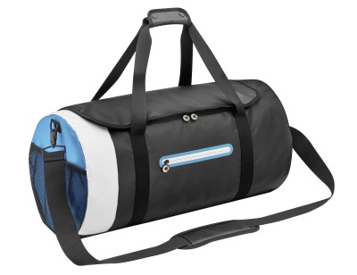 Дорожная сумка Smart Holdall, black / white / cyan blue