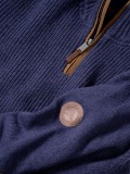 Мужской пуловер Mercedes Men's Windstopper Pullover, Navy/Cognac, артикул B66041661