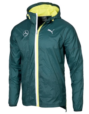 Мужская спортивная ветровка Mercedes-Benz Men's Wind Jacket, Green, by PUMA