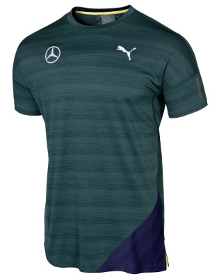 Мужская футболка Mercedes Men's Performance Shirt, Green, by PUMA