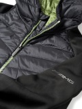 Мужская куртка Mercedes-AMG Men's Hybrid Jacket, black / green, артикул B66958744