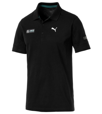 Мужская рубашка-поло Mercedes-AMG Petronas Motorsport, Men's Polo Shirt, Black