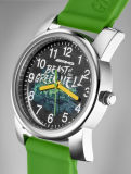 Детские наручные часы Mercedes-AMG GT Child's Watch, green / yellow / silver, артикул B66954228