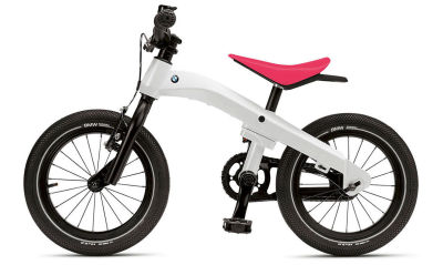 Детский велосипед беговел BMW Kids Bike, 3-6 Years, White/Raspberry
