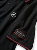 Мужская рубашка-поло Mercedes Men's Polo Shirt, Trucker, Black / Red, артикул B67871245