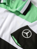 Мужская рубашка-поло Mercedes-Benz Men's Golf Polo Shirt, Green/Black/White, артикул B66450322