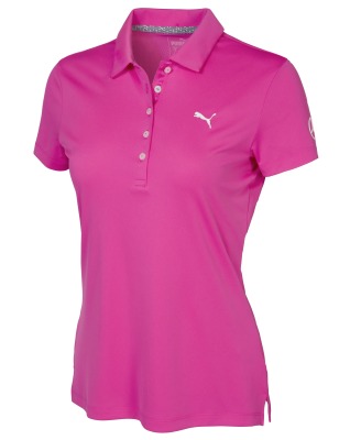 Женская рубашка-поло Mercedes Women's Golf Polo Shirt, Fuchsia