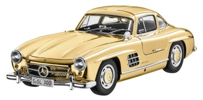 Масштабная модель Mercedes 300 SL Coupé (1954-1957) W 198, gold-coloured, 1:18 Scale