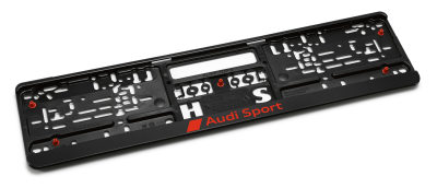 Пластиковая рамка под номер Audi Sport Number plate holder NM