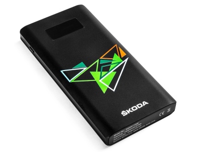 Портативный аккумулятор-зарядное устройство Skoda Metal Powerbank