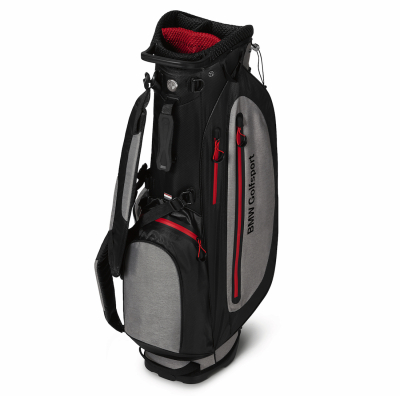 Сумка для гольфа, со стойками BMW Golfsport Stand Bag, Black/Grey/Red