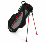 Сумка для гольфа, со стойками BMW Golfsport Stand Bag, Black/Grey/Red, артикул 80222460964
