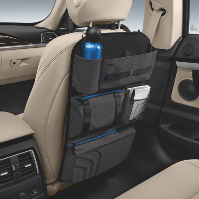 Сумка для спинки сиденья BMW Backrest Bag, anthracite/blue